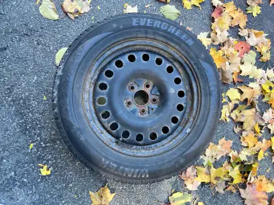 Selling a full set of 4 Winter Tires on Black Steel Rims – size 225/65R17. Used for only 2 winters,...