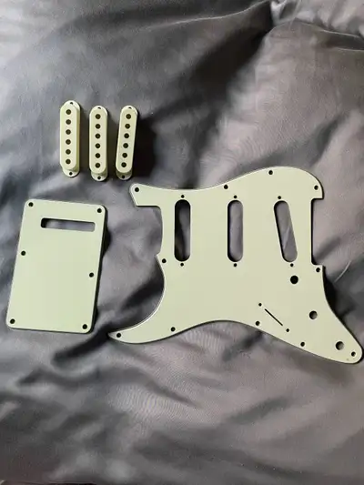 Left-Handed Strat Pickguard + Parts Set, View more