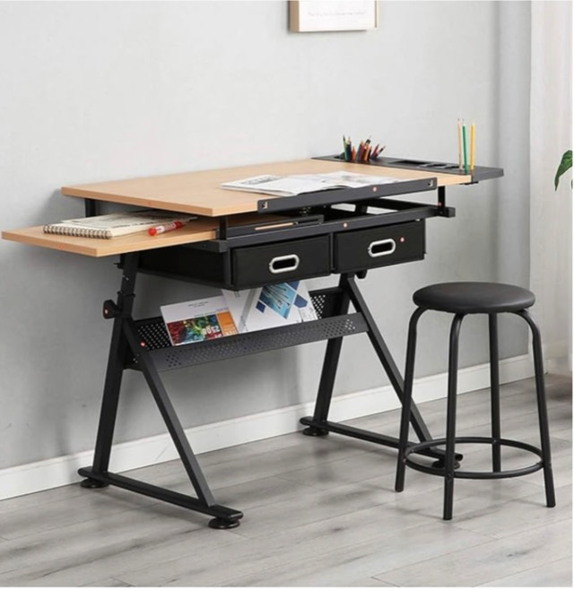 Art or craft desk, with adjustable top in Desks in Cornwall