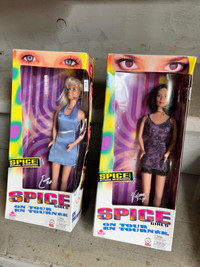 3 VINTAGE SPICE GIRLS ON TOUR DOLLS IN BOXES GALOOB - EACH $19