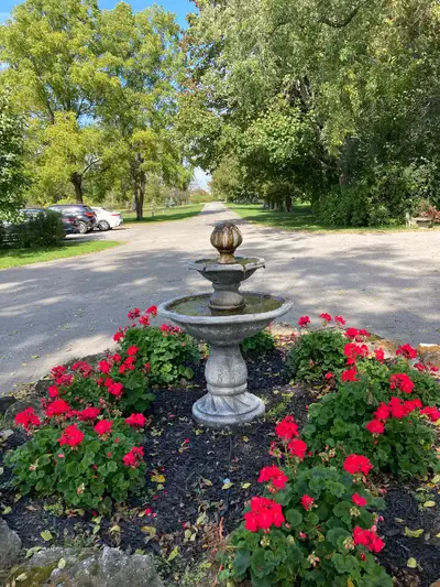 Comfortable furnished private room with single bed, full private bathroom, desk, dresser, TV, and hi...