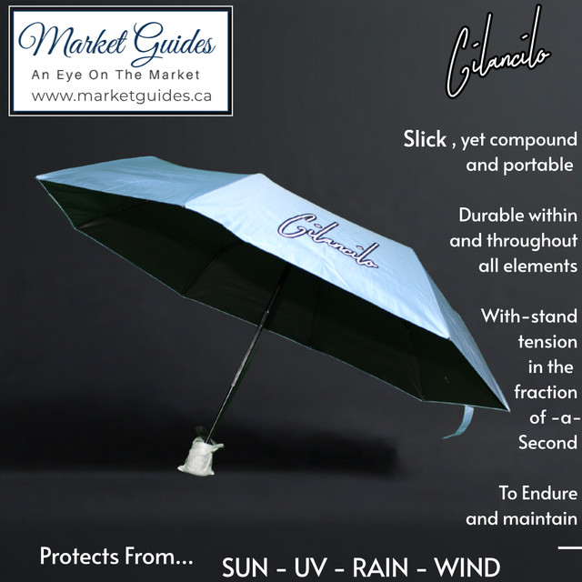 Sun Block Umbrella - 37" - Cilancilo ~ For Sun, Rain, WinD in Golf in Edmonton - Image 4