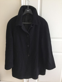 Women’s winter long coat / jacket, made in Italy, Size 56 / 5XL