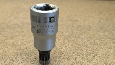 Stahlwille 5060016 59x 3/4" drive XZN socket, m16. Made in Germany. L1- 3 1/8" (80mm), L2- 1"(25mm),...
