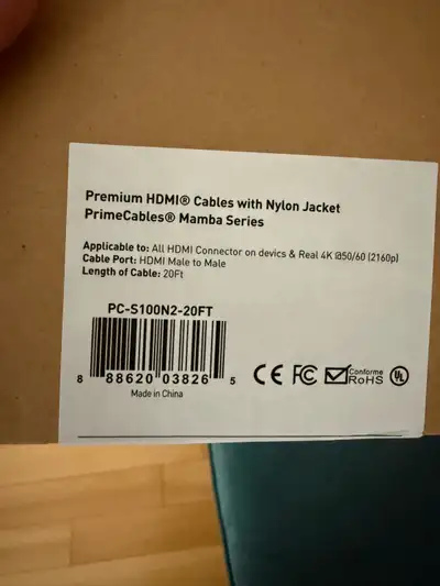 PrimeCables HDMI Cable, View more