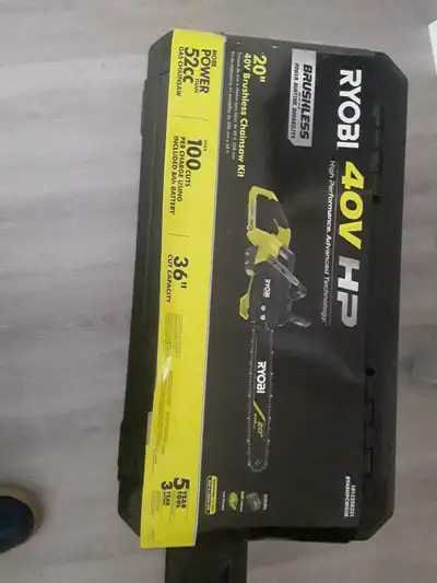 Ryobi 40V HP Brushless 20" Chainsaw Kit, View more