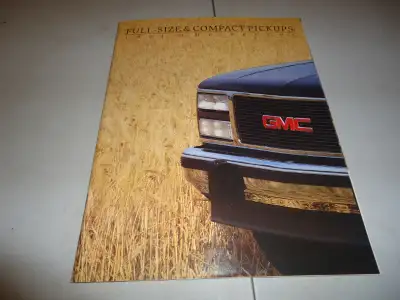 1991 GMC Full-Size & Compact Pickups Brochure. Can Mail, View more