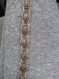 vintage Scandinavian silver bracelet 
