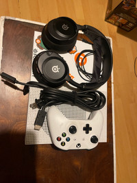 Xbox one + headset 