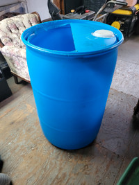 plastic barrel 