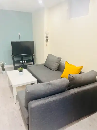 Bright and spacious furnished legal basement apartment in a quiet, family-friendly neighbourhood of...