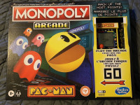 Pac-Man Arcade Monopoly Boardgame. NEW Sealed