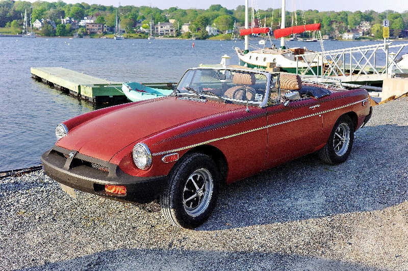 1981 MBG convertible car is in Cape Breton. Classic Cars City of