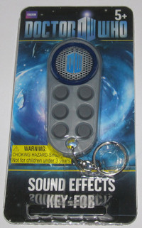 Doctor Who Sound Effects Key-Fob - On original card