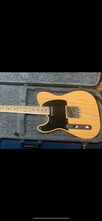 Lefty Fender Squier 50's Classic Vibe Telecaster Guitar Upgraded