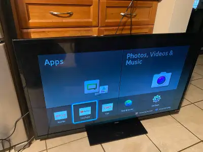 48” Sanyo LED TV  Combined with Sony Smart Blue Ray Player, View more