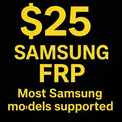 Samsung Galaxy FRP unlock for all samsung devices tablets, View more