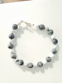 Stone Bracelets (4) Howlite, Turquoise, Etc.