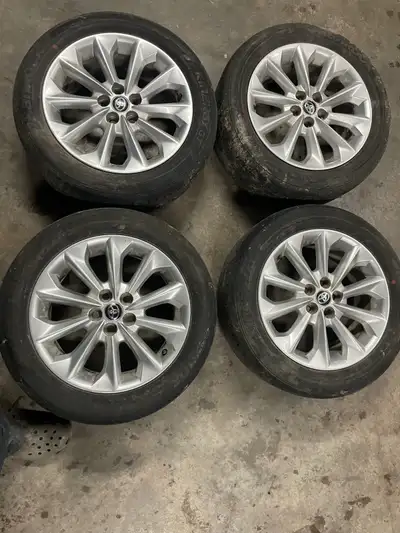 1100 OBO. 2022 Corolla SE rims, will need new tires. Sold the car and no longer need the rims. Minor...
