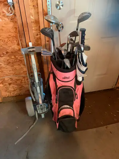 Ladies right handed Powerbilt  golf clubs, View more