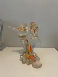 MURANO Hand Blown Art Glass Bird Sculpture