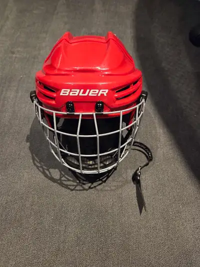 Bauer Youth Hockey Helmet (Red), View more