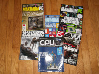 Six Different COLLECTIBLE Computer & Gaming Magazines