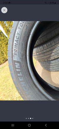 4 - Michelin Primacy Tour Tires 