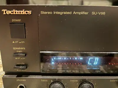 Technics amplifier (110 watts/ch), View more