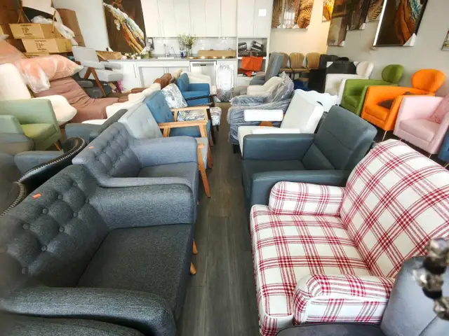 Warehouse for sale Armchairs,Single Sofa,Couch $99-$299 in Couches & Futons in Markham / York Region - Image 9