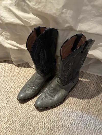 Leather Cowboy Boots, View more