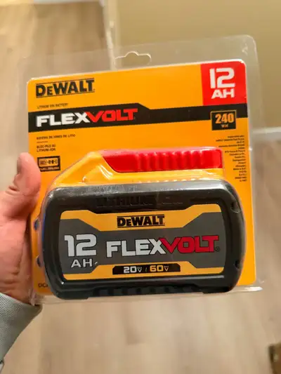 DEWALT 20V/60V MAX FLEXVOLT 12.0 AH Battery, View more