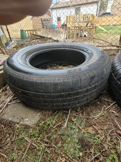 We have a used 215 70 R15 Moto Master tire for sale We are asking $25.00 O.B.O.