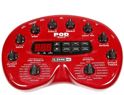 Line 6 pod 2.0 and fb4 pedal , View more