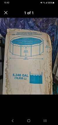 Brand new 16ft swimming pool for sale