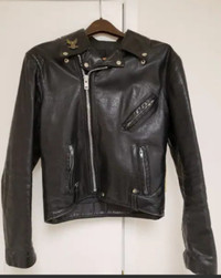 AMF Harley-Davidson Leather Jacket. Size M - Vintage Very Rare