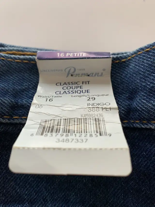 Penman’s 2 pairs new women’s jeans with tags  waist 16 leg 29 in Women's - Bottoms in Barrie - Image 3