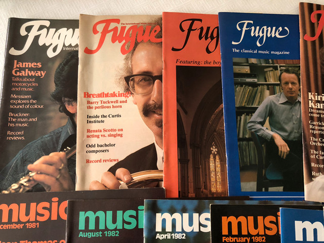 13 vintage Canadian classical music magazines 1970s/80s in Magazines in City of Toronto - Image 2