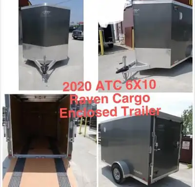 FOR SALE: 2020 Raven Cargo 6x10 Enclosed ATC Trailer Looking for a reliable, lightweight enclosed tr...