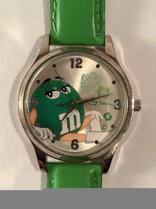 Sexy Green M&M 2008 and M&M Family 2011  Wristwatches  in Arts & Collectibles in City of Toronto - Image 4