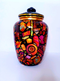 NEW! Handmade Glass Jar.