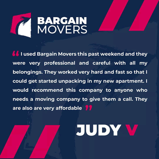 Bargain Movers moving & delivery services free quotes/estimates in Moving & Storage in Moncton - Image 3