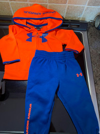 Under armour 18 month hoodie and pants