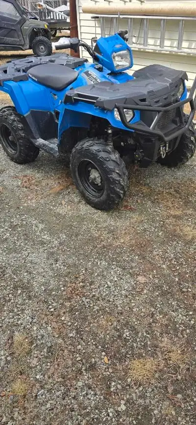 2019 sportsman 570 EPS hours and kilometers in pictures.