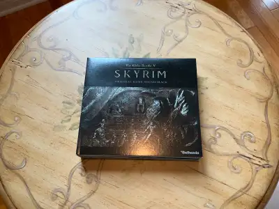 Skyrim soundtrack 4 CD autograph Jeremy Soule composer.  New, View more