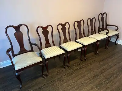 Gibbard Furniture Dining Table & Chairs Solid Mahogany $480, View more