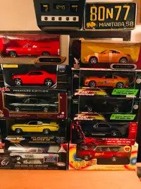 1:18 SCALE DIECAST CAR COLLECTION