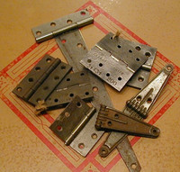 hinge - antique hinges, plain and other styles