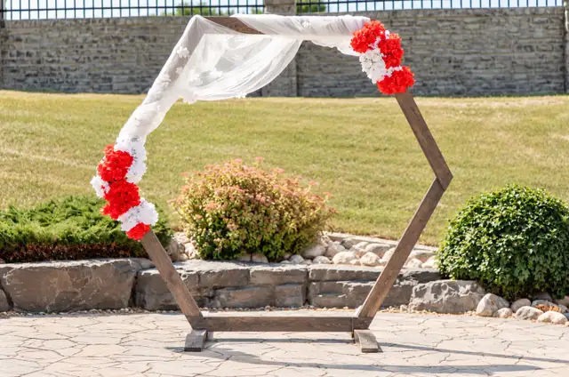 Hexagon Wedding Arch