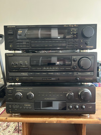 Stereo Receivers 3 Units